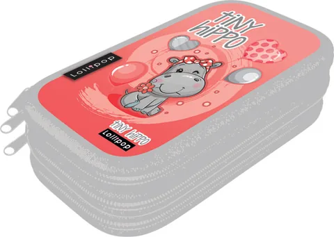 Penar Lizzy Card Lollipop Thiny Hippo cu 3 Fermoare