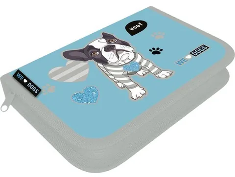 Penar Lizzy Card We Love Dogs Woof cu 1 Fermoar