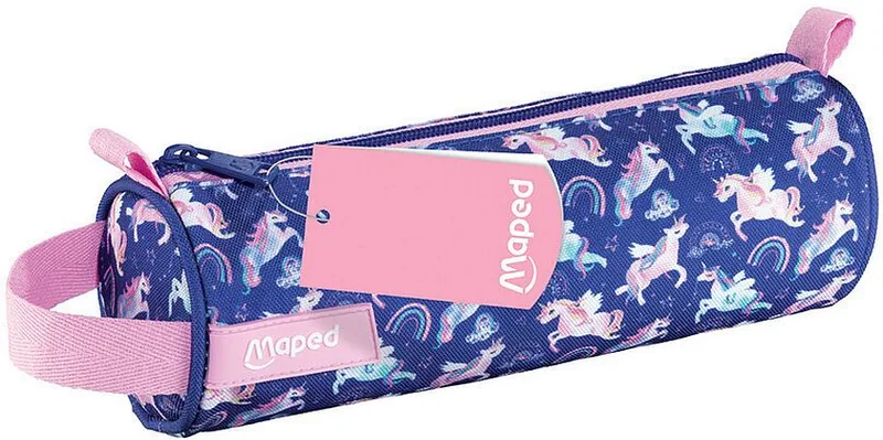Penar Maped Unicorn Oval cu Fermoar si Maner