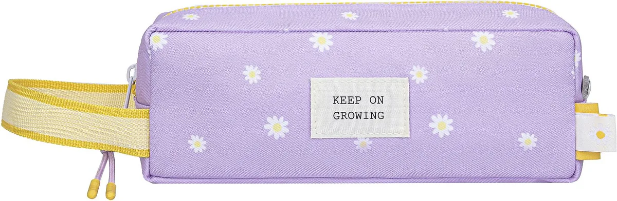 Penar Mayfair Daisy Lilac cu Mâner 1 Fermoar