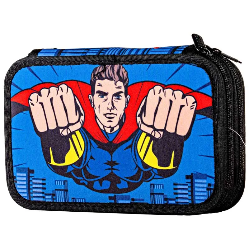 Penar Neechipat Daco PE2010 Super Erou 2 Fermoare 19.5x13x5cm