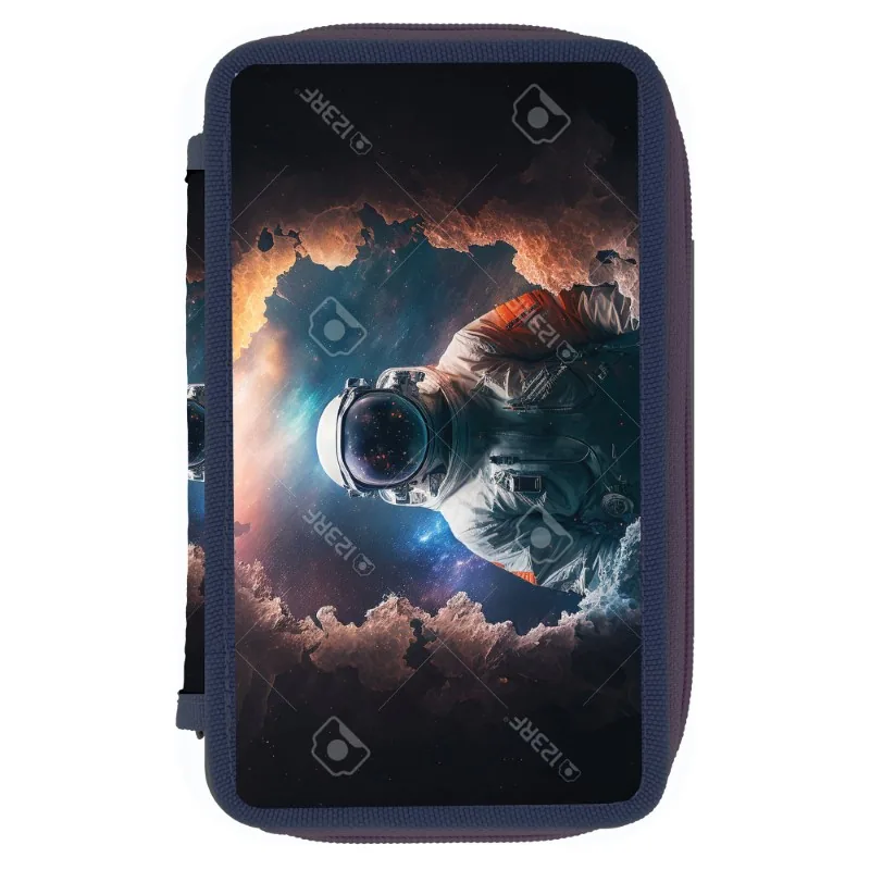 Penar Neechipat Herlitz 2 Fermoare 20x4.5x13cm Astronaut