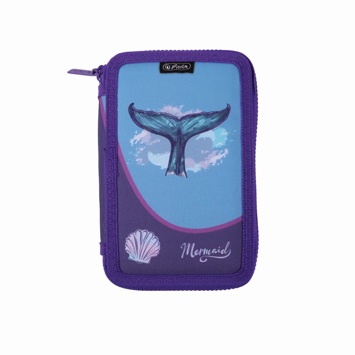 Penar Neechipat Herlitz Mermaid 2 Fermoare 20x4.5x13cm