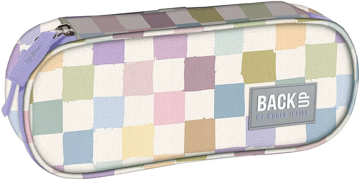 Penar Oval BackUp 8 A Pastel Checkered