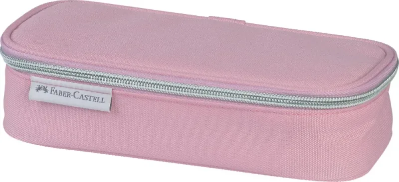 Penar Oval Faber-Castell Rose Shadow Neechipat 1 Compartiment Fermoar Roz