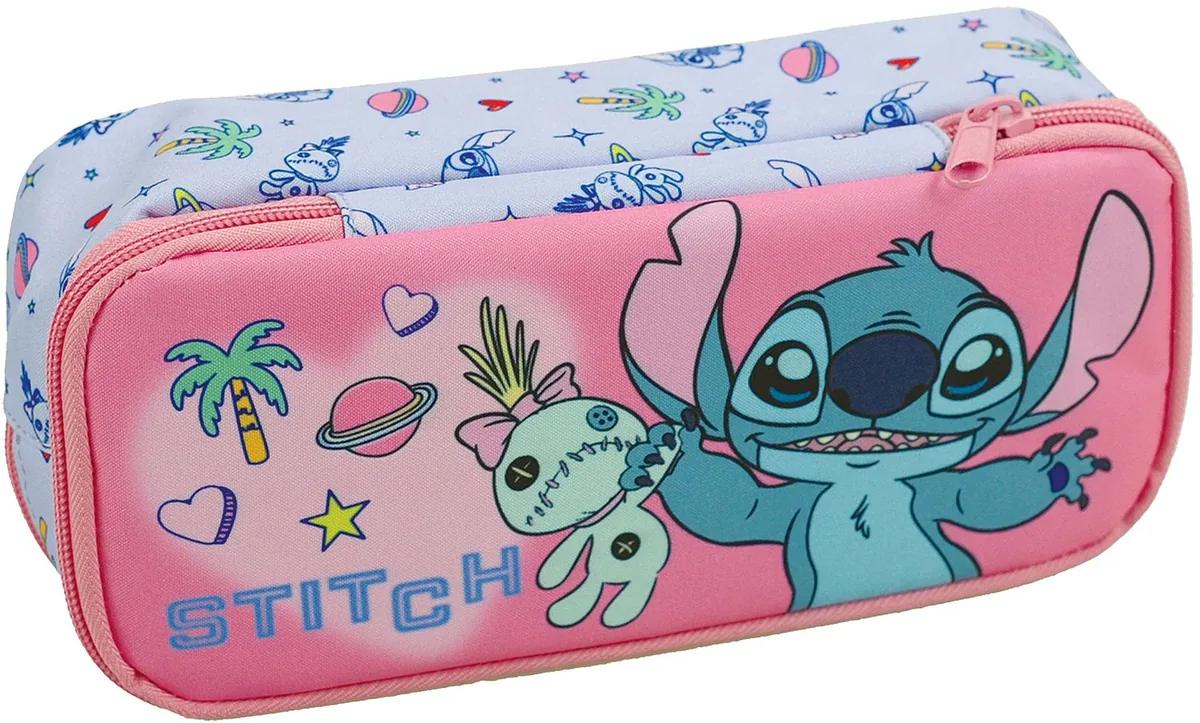 Penar Oval GIM Stitch Tropical cu 1 Fermoar