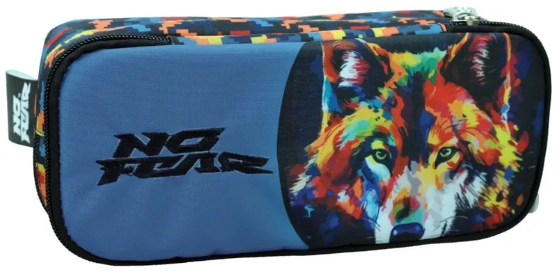 Penar Oval No Fear Coloured Wolf cu Fermoar