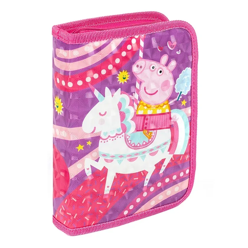Penar Peppa Pig cu 1 Fermoar si 2 Flapsuri