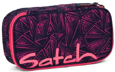 Penar Satch Pencil Box 2 Compartimente Pink Bermuda