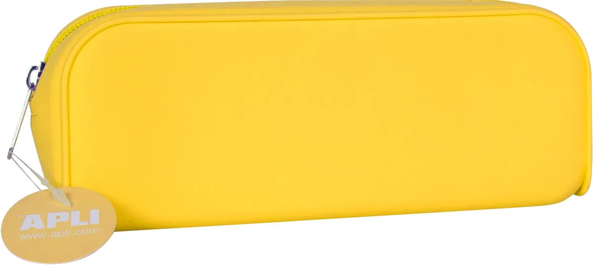 Penar Scolar Apli Neon Silicon Galben