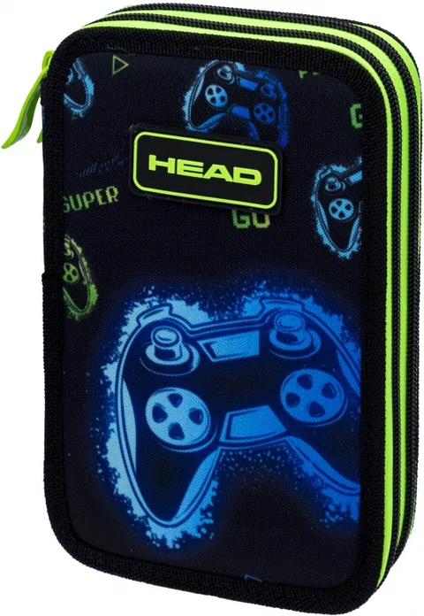 Penar Școlar Astra Head Joc Neon 2 Fermoare