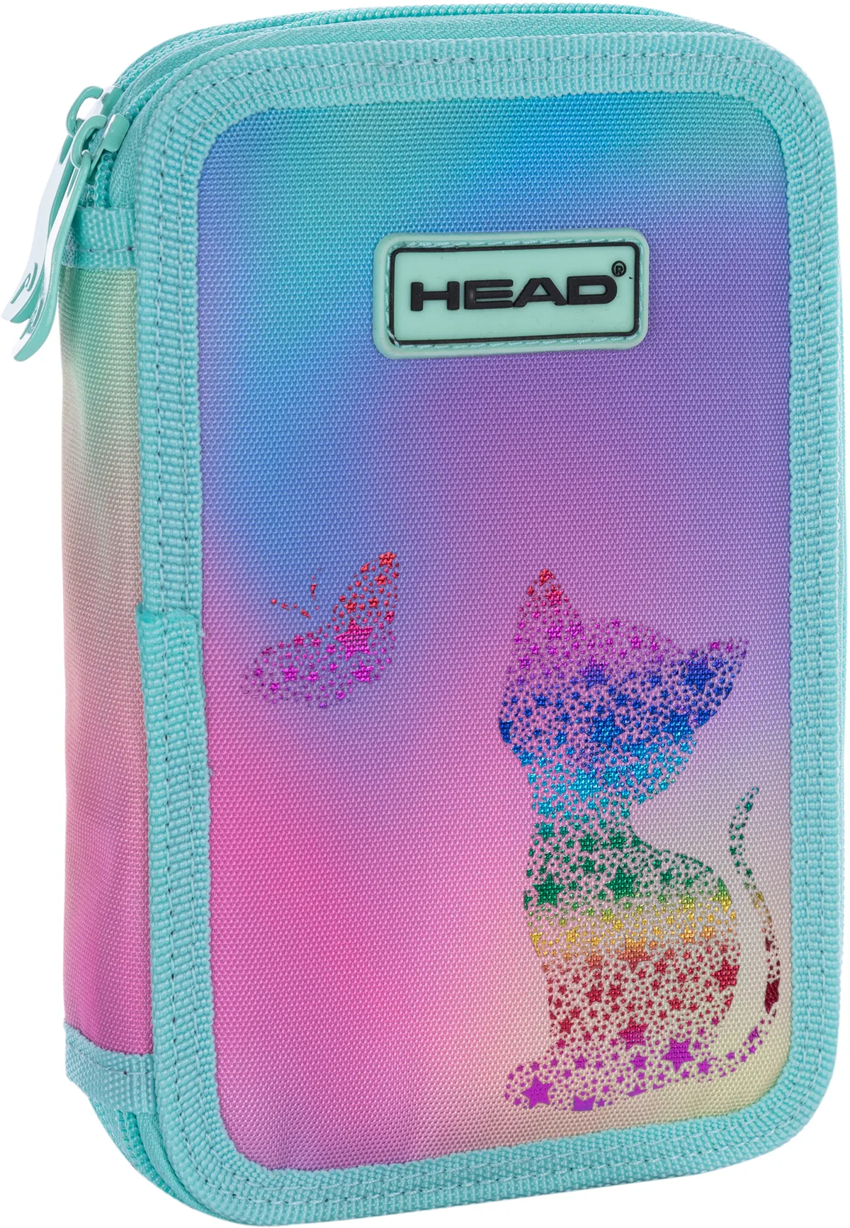 Penar Scolar Astra Head Pisicuta 2 Fermoare Ombre
