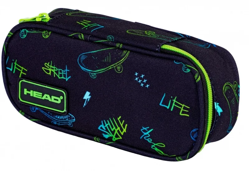 Penar Scolar Astra Head Skate Life Oval cu 1 Fermoar
