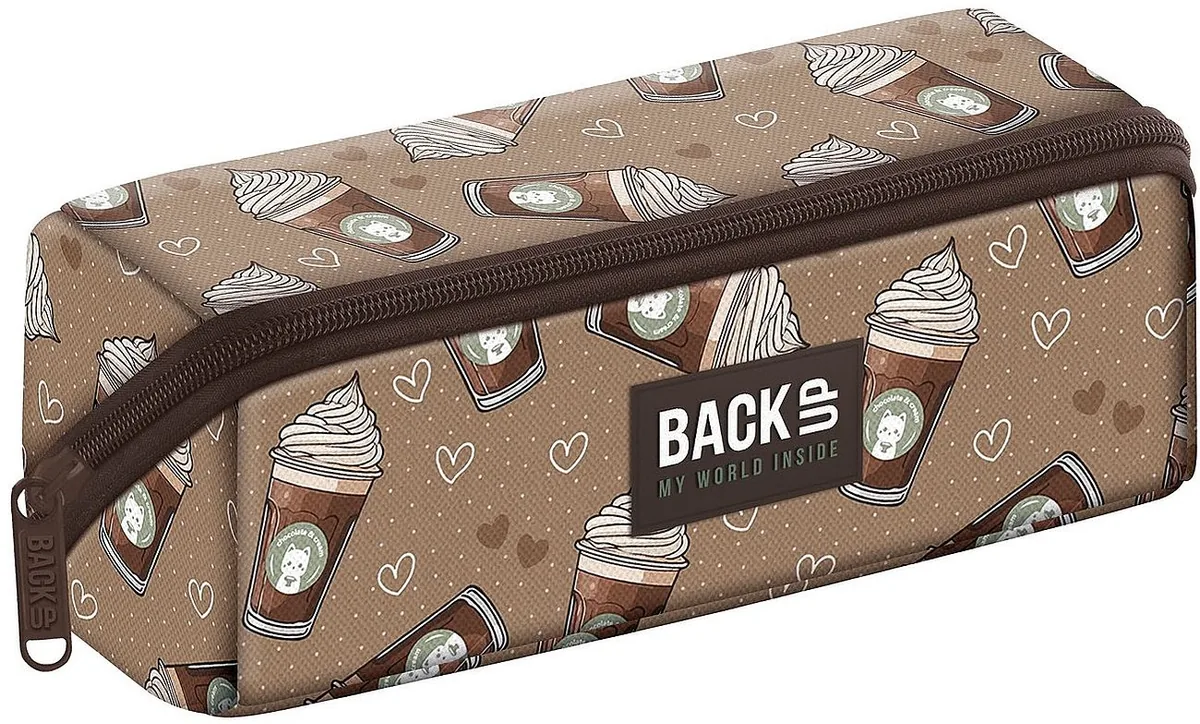 Penar Școlar BackUp 8 K Chocolate Shake 1 Fermoar