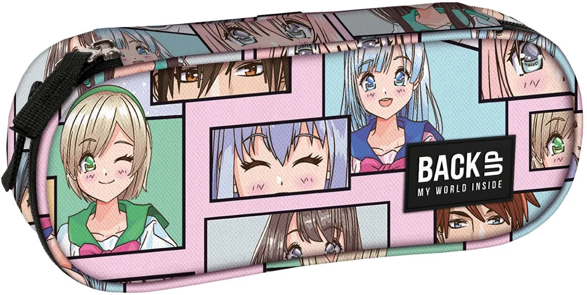 Penar Școlar BackUp A Manga Oval 1 Fermoar