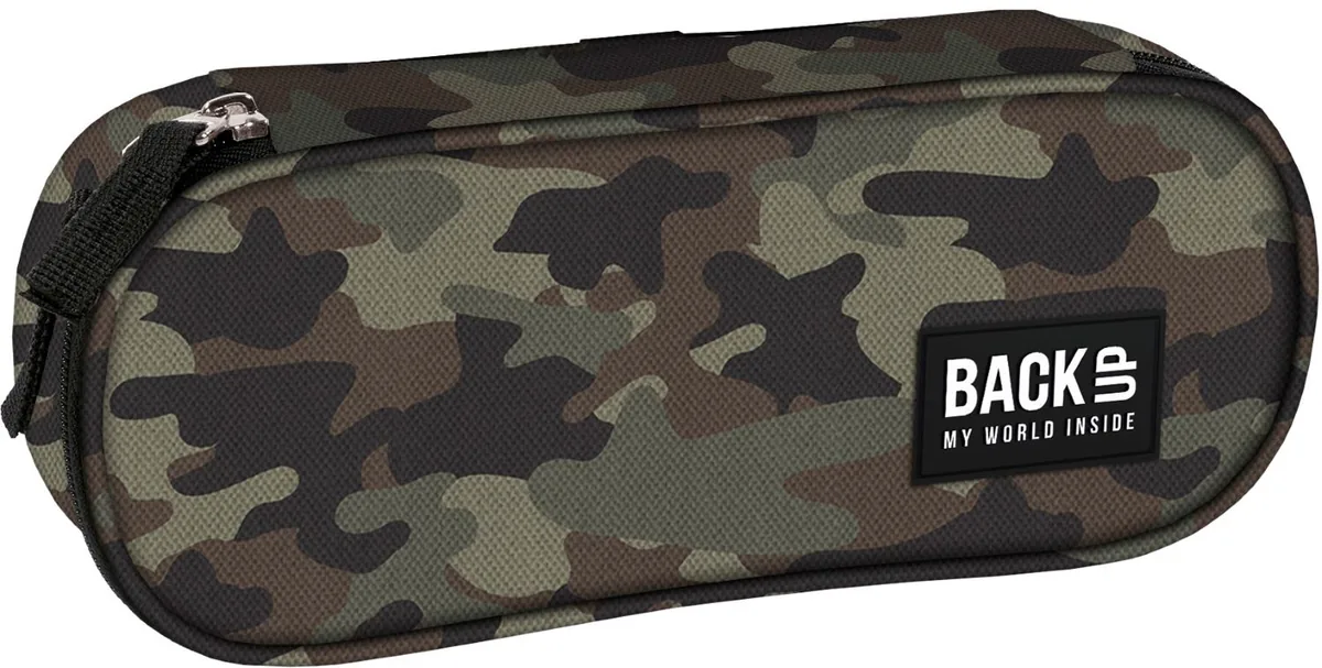 Penar Scolar BackUp A Oval 1 Fermoar Camo