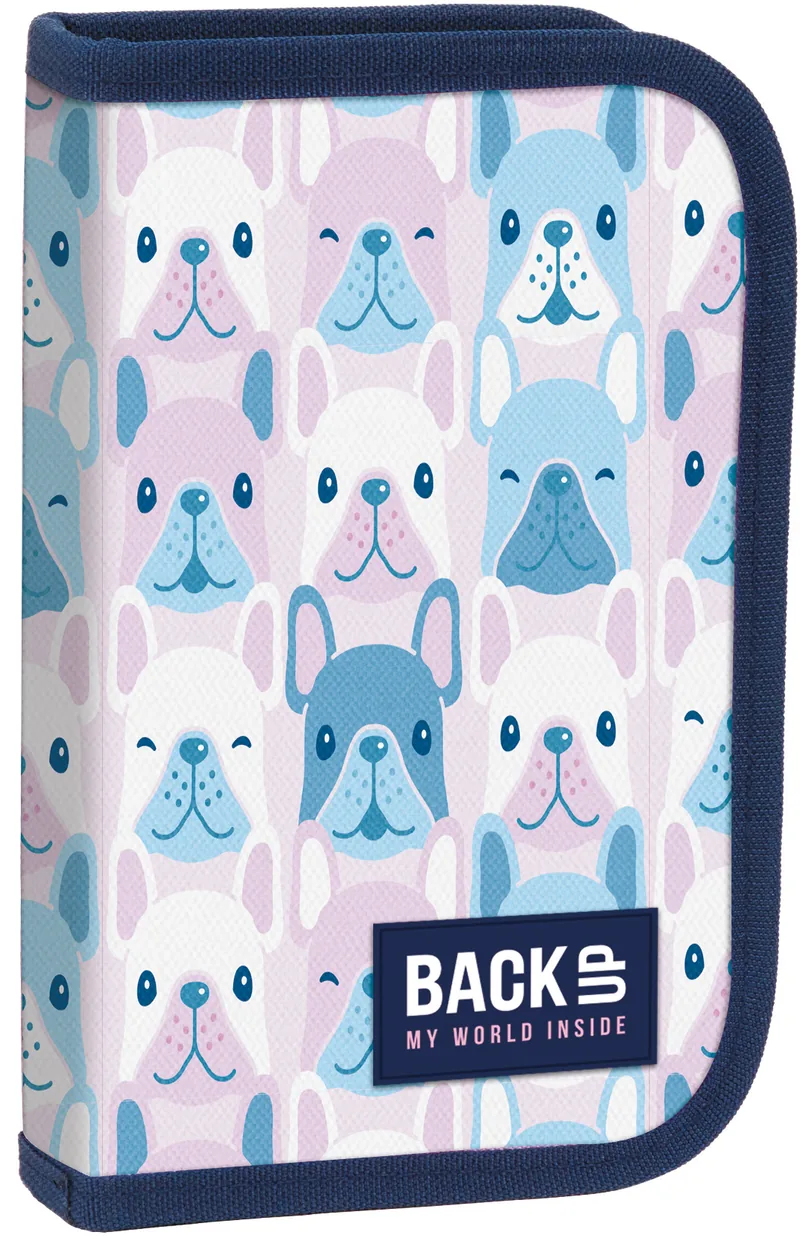 Penar Scolar BackUp Buldog cu Accesorii 1 Fermoar 2 Aripi