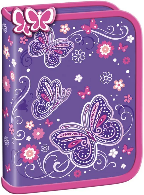 Penar Școlar Bambino Premium Butterfly cu un Fermoar