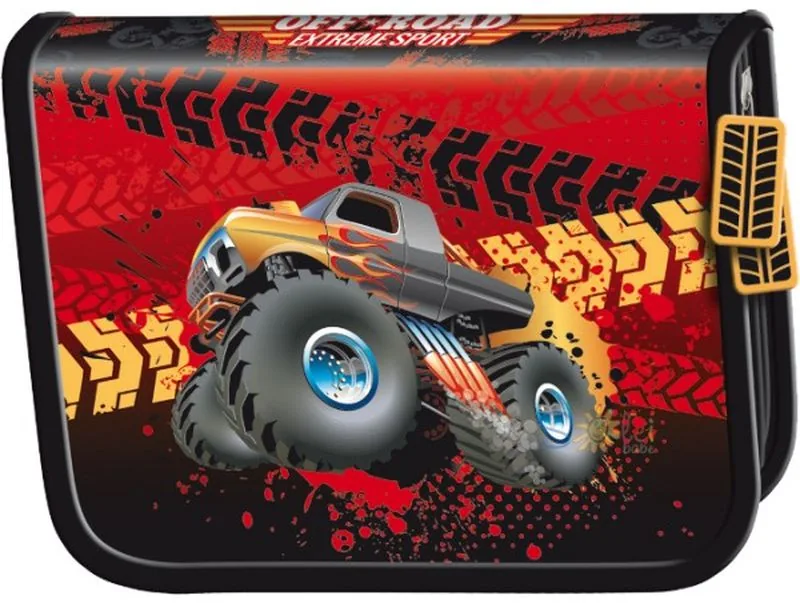 Penar Scolar Bambino Premium Monster Truck cu Fermoar