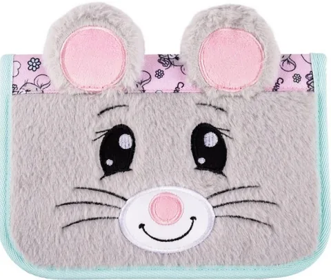 Penar Școlar Bambino Premium Mouse 1 Compartiment cu 2 Aripi
