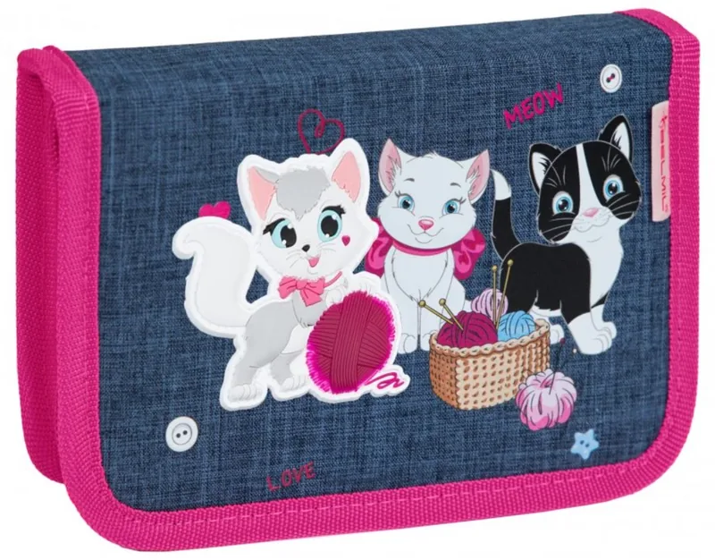 Penar Scolar Belmil Lovely Kittens 1 Fermoar Deschidere Dubla
