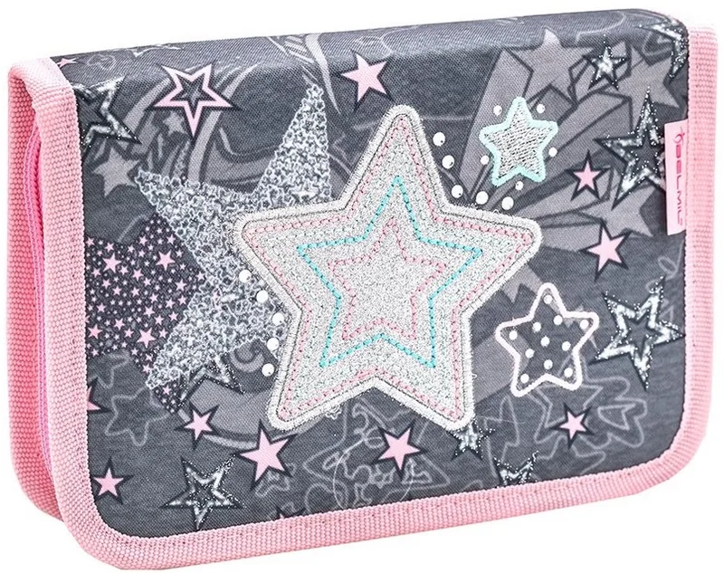 Penar Școlar Belmil Shine Like a Star cu 1 Fermoar și 2 Clape