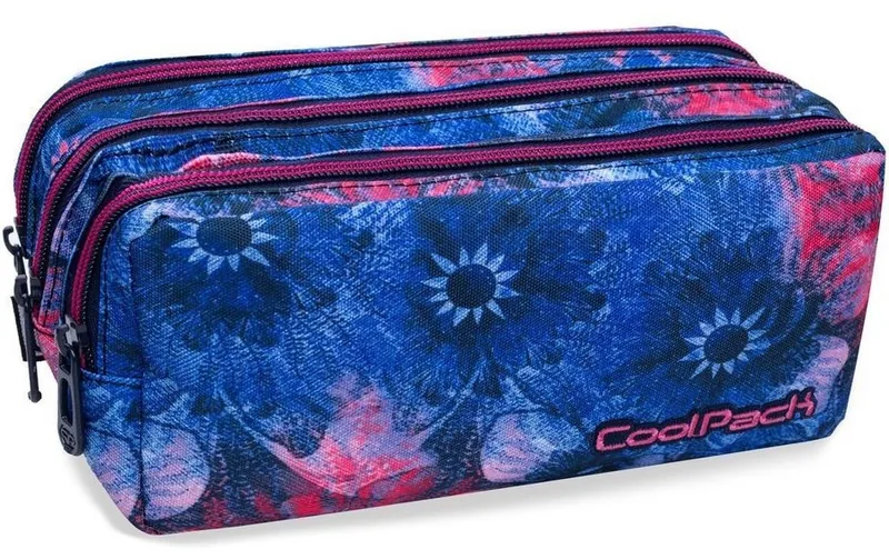 Penar Scolar Cool Pack Primus cu 3 Compartimente Pink Magnolia
