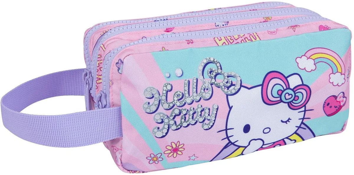 Penar Școlar Cool Pack Primus Hello Kitty Pastel 3 Fermoare cu Mâner