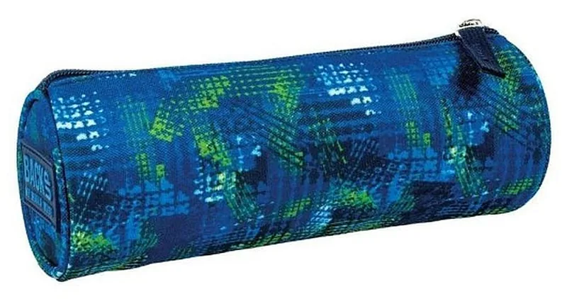 Penar Scolar Derform BackUP Cilindric Vis Albastru Verde 1 Compartiment