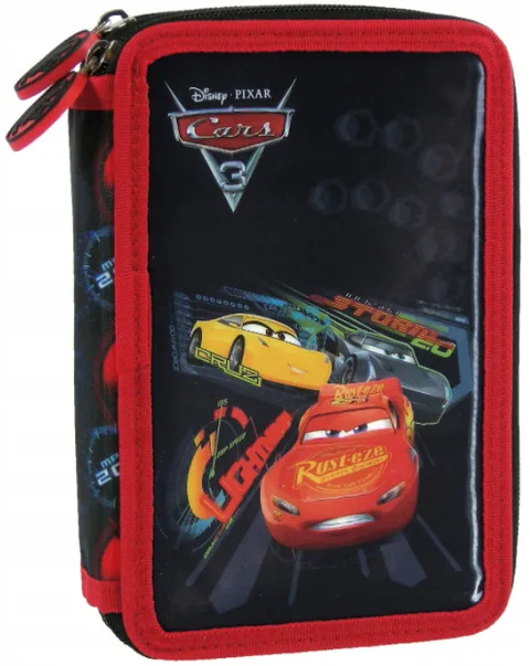Penar Scolar Derform Cars 3 cu 2 Fermoare