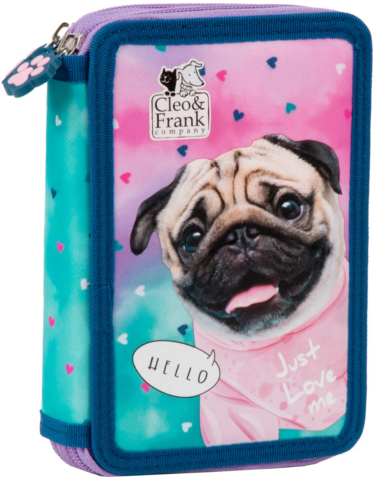Penar Scolar Derform Cleo & Frank 36 Echipat cu 2 Fermoare
