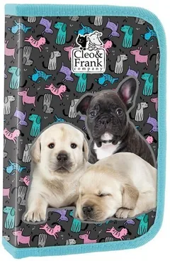 Penar Scolar Derform Cleo&Frank 1 Fermoar Albastru