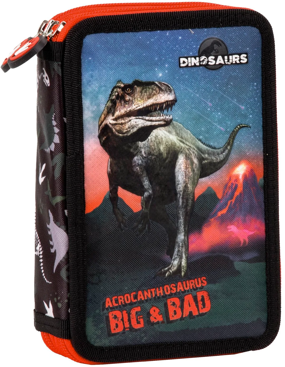 Penar Școlar Derform Dinosaur 17 Echipat cu 2 Fermoare