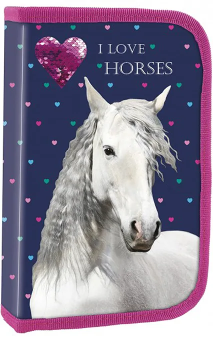 Penar Scolar Derform Horses cu un Fermoar