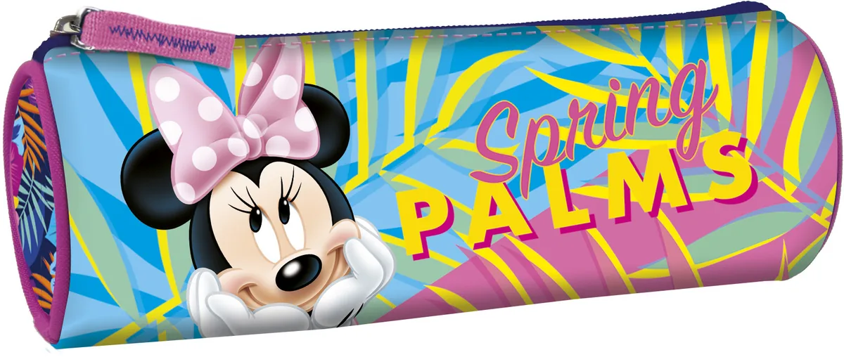 Penar Scolar Derform Minnie Mouse Cilindric cu 1 Fermoar