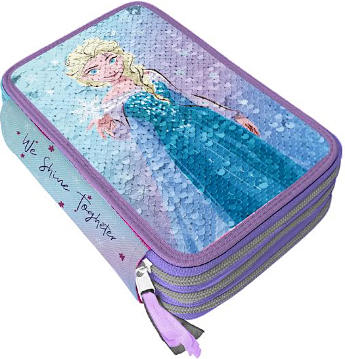 Penar Școlar Disney Frozen 3 Fermoare Paiete