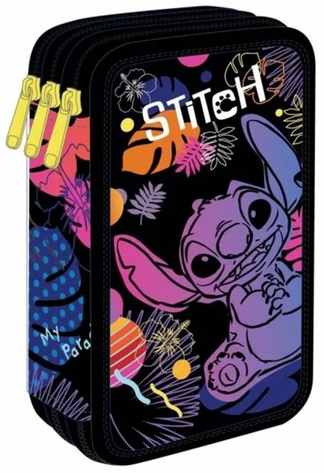 Penar Scolar Echipa Cool Pack Jumper 3 Stitch Black 3 Compartimente