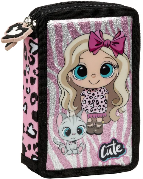 Penar Scolar Echipat Derform Best Friends 10 cu 2 Fermoare