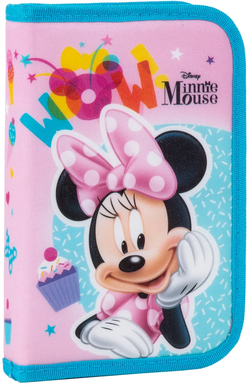 Penar Scolar Echipat Derform Minnie 28 cu 1 Fermoar