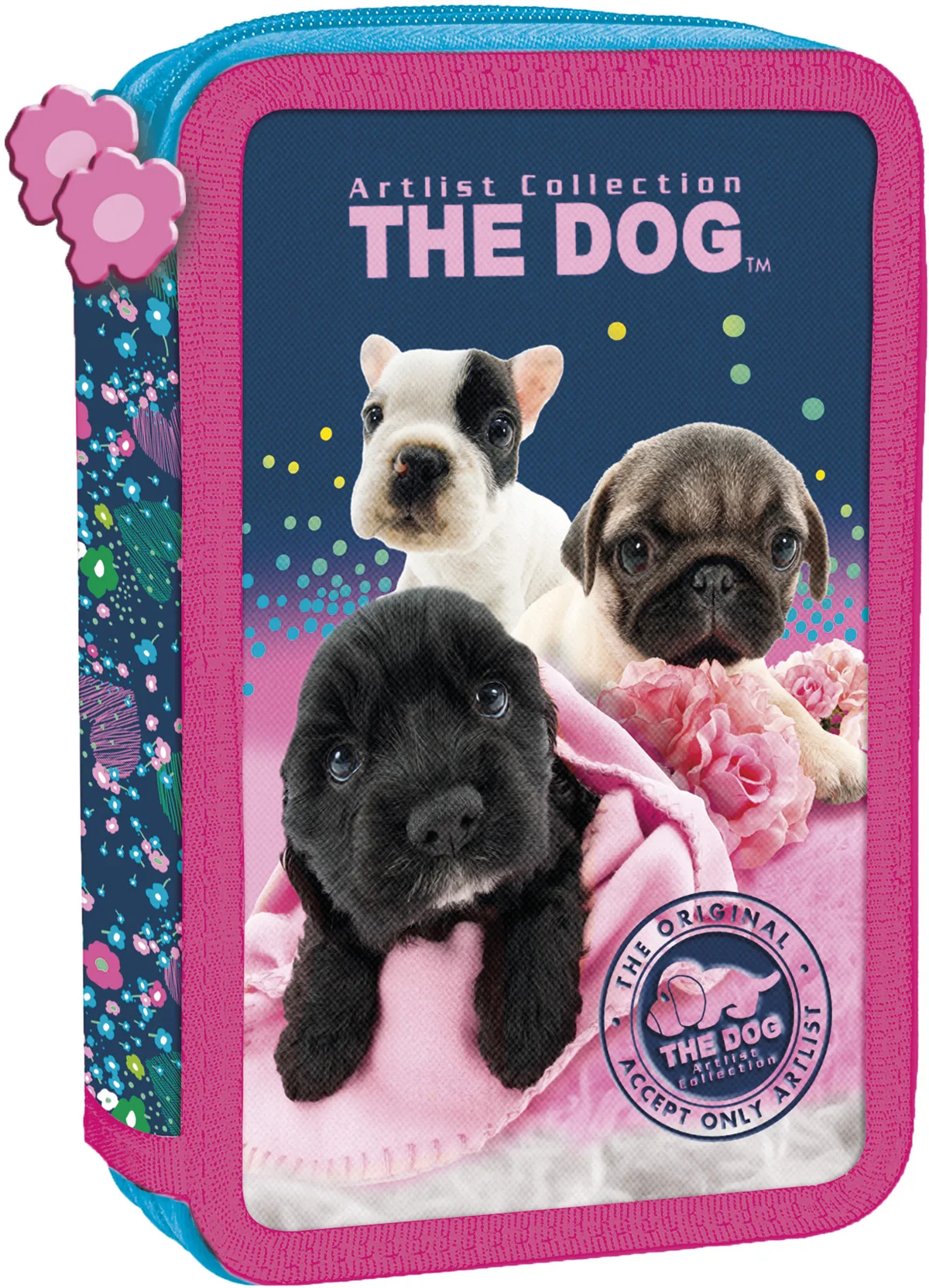 Penar Scolar Echipat Derform The Dog cu 2 Fermoare