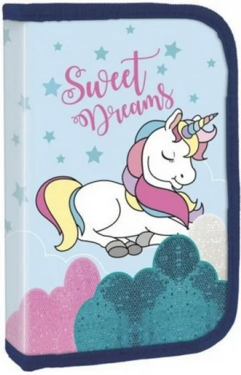Penar Scolar Echipat Derform Unicorn cu 1 Fermoar