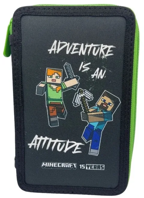 Penar Școlar Echipat Graffiti Minecraft Adventure 2 Fermoare