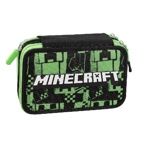 Penar Școlar Echipat Panini Minecraft Pixels Green