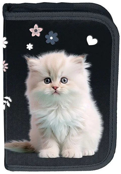 Penar Scolar Echipat Paso Cat White Cat 1 Fermoar