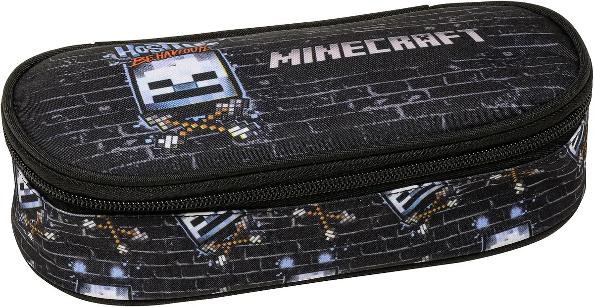Penar Scolar Graffiti Minecraft Oval Wall