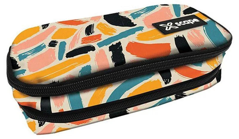 Penar Scolar Graffiti Xscape Colors Oval 2 Fermoare