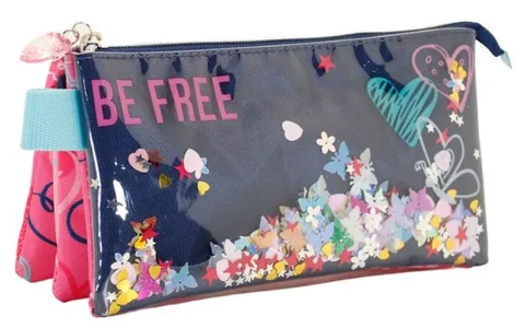 Penar Școlar Karactermania OMP! Be Free cu 3 Fermoare