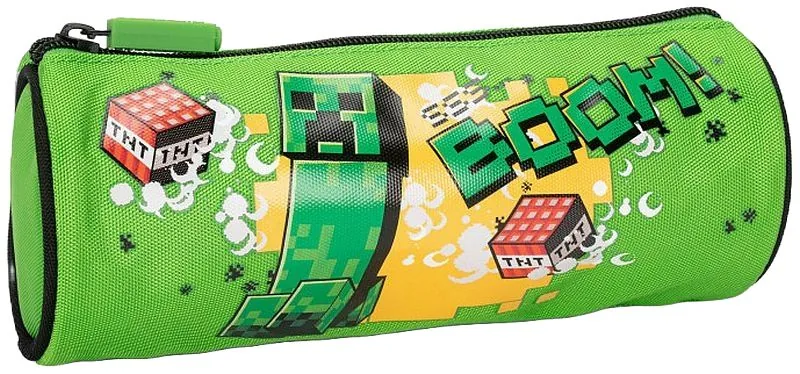 Penar Școlar Minecraft Jolly Cilindric 1 Fermoar
