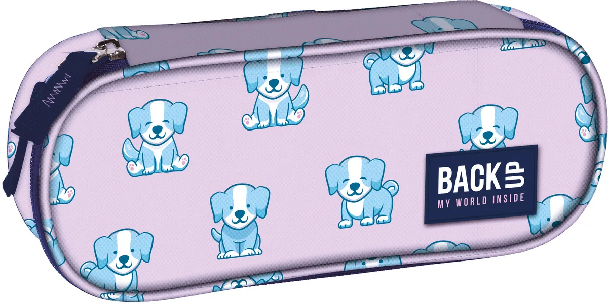 Penar Scolar Oval BackUp A Puppy 1 Fermoar