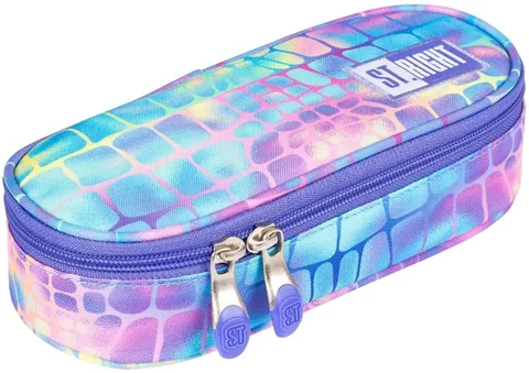Penar Școlar Oval St. Right Pastel Snake 1 Fermoar